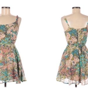 Urban Outfitters Lucca Couture Floral A-line Dress